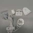 25mm Metal Bracket Upgrade Roller Blind Fittings Spare Kit, Window Shade Repiar Kit Complete with Metal Brackets & End Plug, Shade Weight Max Load 6.6 LBS (3 KGS)