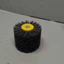 120x100mm Abrasive Wire Drawing Wheel Drum Burnishing Brush for The Surface Treatment of Furniture Wooden Products Polishing 240 Grit