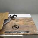 Folding TV Tray Dinner Table for Living Room,Adjustable Height Tv Tray,Portable Dinner Snack Trays Table,Small Foldable C-Shaped End Table for Eating with No Assembly Required (Brown)