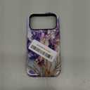 bemal for iPhone 17 Pro Case Cute,Aesthetic Vintage Purple Lavender Girly Shell,Compatible with Magsafe,Trendy Unique Cool Retro Western Protective Slim Silicone Phone Cover for Women Girls