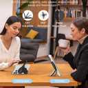 5 x Magnetic Suction Phone Mount for MagSafe Case, Silicone Suction Cup Stand Grip Holder, Designed for iPhone 16 Pro Max/15/14/13/12 Series, Hands-Free Selfie/Video for Content Creator/Influencer, Black