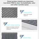 2 x Cabin Air Filter CP157(CF12157) Replacement for Toyota/Mazda/Subaru RAV4, Prius, Highlander, Sienna, Lexus RX, NX, ES,Crosstrek, Mazda CX-9 - Fits 2016-2025, Activated Carbon 87139-58010