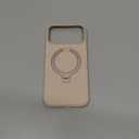 TORRAS Ostand Q3 Silicone for iPhone 17 Pro Max Case, Fit for MagSafe, 360 Spin Kickstand Holder, Soft Liquid Silicone Cozy Grip, Camera Control, Protective Case for iPhone 17 Pro Max, Dune Beige