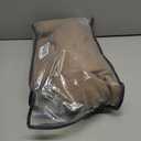 Farmhouse Tan Brown Linen Curtains 102 Inches Long for Living Room Pinch Pleated Drape with Hooks Rings for Track System Light Filtering 102 Inch Curtain for Bedroom Sliding Patio Door 2 Panels (Latte)