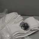 Thick Linen Semi Sheer Curtains 90 Inches Long for Living Room Bedroom Light Filtering Beige Off White Textured Burlap Pinch Pleated Curtains 90 Length Hooks Rings Back Tab for Sliding Door 2 Panels