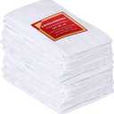 Utopia Kitchen White Flour Sack Towels [12 Pack - 28 x 28 Inch] 100% Cotton Tea Towels for Cleaning & Drying - Highly Absorbent Kitchen Dish Cloth