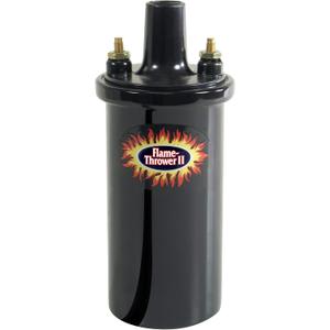 Pertronix 45111 Flame-Thrower II Ignition Coil, 45,000 Volt 0.6 Ohm, 12 Volt, Black Epoxy