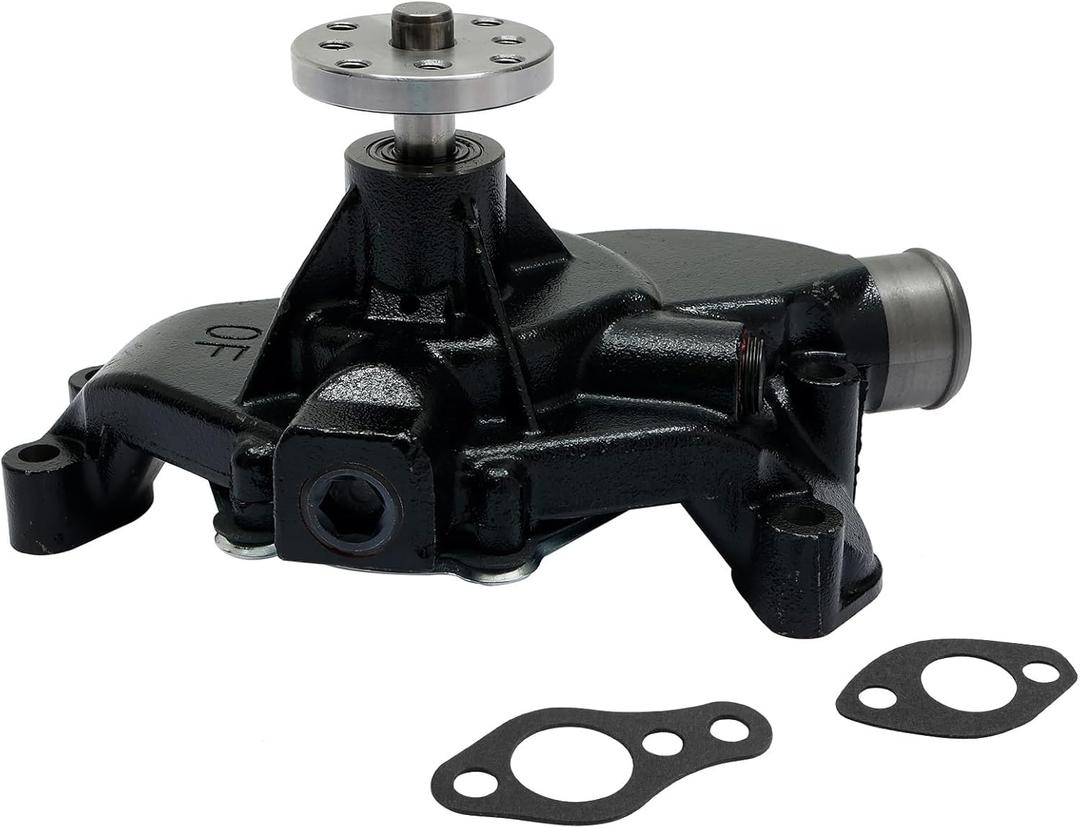 Circulating Water Pump with Gaskets | Replacement for Mercruiser, 1968-1998 OMC, Stern Drive, Chrysler and Indmar, Inboard Engines | Replaces# 8M0113734, 8503991, 18-3599-2, 17437 (With Iron Impeller)