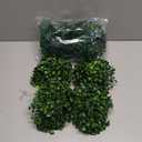 Framendino, 4 Pack 6 Inch Artificial Plant Topiary Ball Faux Boxwood Green Round Hanging Balls for Home Decor