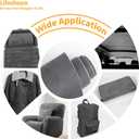 4 x Fabric Repair Patches, 17X79 Inch Self-Adhesive Suede Patches Tape Durable, DIY Large Fabric Repair for Sofa, Couches, Furniture, Chair, Clothing 17X79 Inch, Coffee