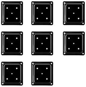 Generic 8 Wood Post Plate Connector,Deck Porch Railing Support Base, 4"" x 4"" Wood Fence Post Anchor BaseDeck Porch Railing Support Basewe Offer 64 Screws as a Gift.