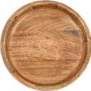 Mango Wood Table Centerpiece  Hand-Carved Home Decor Bowl for Farmhouse, Country & Modern Rustic Interiors (12" X 12" X 2.5")