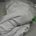 HEMMOTOP 7.2x7.2 ft Round Backdrop Cover White, Circle Arch Stand Cover for Wedding, Balloon Arched Covers Stretchy Backdrops for Party, Baby Shower, Fabric Photo Background 220cm