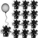 balloon weights are perfect for parties, birthdays, weddings. Each pack includes 12PCS durable weights that easily decorate balloons and elevate any celebration.(Black100g)