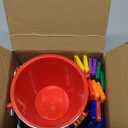 Holady 12 Pack 5'' Inch Sand Beach Buckets Pail with Beach Shovels,Sand Bucket Water Bucket for Beach Fun Great Summer Party Accessory