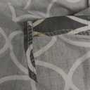 MidWest Homes for Pets XL Dog Crate Cover with Teflon Fabric Protector, Poly-Cotton Privacy Kennel Cover Fits Most 48-inch Crates, Gray Designer Print, Washable, Reduces Barking (Gray Geometric Pattern)