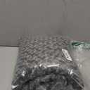 Croblissful 42.5 x 23.8 Inch Dog Kennel Pad Furniture Crate Corner Washable Bed for Large Dogs Deluxe Plush Crate Beds Gray Pet Cage Sleeping Mat Soft Indoor Pet Corner Side Table(Only Mat)