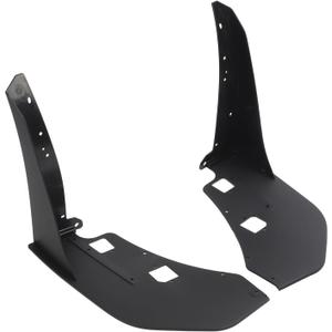 Front Bumper Corner Spoiler, Front Side Corner Winglet Prevent Collision Easy to Install Black Sporty Look for GT500 2014 to 2021