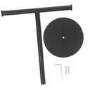 Happyyami Stainless Towel Stand Weighted Base Countertop Towel Hanger for Bathroom and Compact Design for Easy Organization and