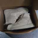 ChayChax Women's Winter Snow Boots with Fur Lined Lightweight Ankle Booties Anti Slip Comfortable Warm Winter Shoes, Beige, Size 40