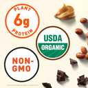 CLIF Nut Butter Bar - Chocolate Peanut Butter - Energy Snack Bars - Non-GMO - USDA Organic - Plant Based - Low Glycemic - 1.76 oz. (5 Pack)