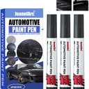 Black Touch Up Paint Pen for Cars, Car Scratch Removal Pen, Universal and Color Accurate Automotive Scratch Repair Pen, Easy DIY Paint Restoration to Use (3-pack set Black)