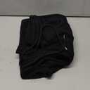 Hongsui Women's Baggy Sweatpants Fleece Lined Fall Winter Barrel Leg Pants Casual Drawstring Palazzo Pants with Pockets (Black, S)