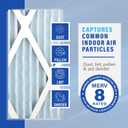 PUREFLOW Home Air Filter MERV 8, 17X21X1 Furnace Filter, 4 Layer High Efficiency Filtration for Dust, Smoke, Fumes, Pollutants (4-Pack)