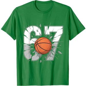 67 Basketball Six Seven 6 7 Meme 67 T-Shirt, Size; M