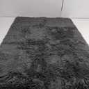 Fluffy Rug Shaggy Area Rug, Black 3x5 Area Rugs for Bedroom, Small Bedside Rug, Soft Fluffy Shaggy Entryway Throw Rugs for Living Room Bedroom Kids Room Home Decor