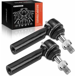 A-Premium 2 x Front Outer Tie Rod Ends, Compatible with Chevy Silverado 1500 14-19, Tahoe/Suburban 15-20 & GMC Sierra 1500 14-18, Sierra 1500 Limited 19, Yukon (XL) 15-20 & Cadillac Escalade 15-20