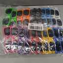 BOUBONI 10/20/40 Pack Kids Sunglasses Bulk Retro Party Favors for Wedding Beach Summer Pool Party Supplies Goodie Stuffers (20, Mixed Color A)