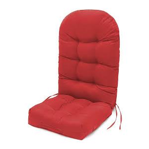 Outdoor Chair Cushion 22 x 17 + 18 x 18 ( Red )