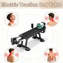 Fitness Full Body Traction Table, Decompression Back Stretcher with Adjustable Stretch, Massage Cervical Decompression Table, Lumbar Stretching