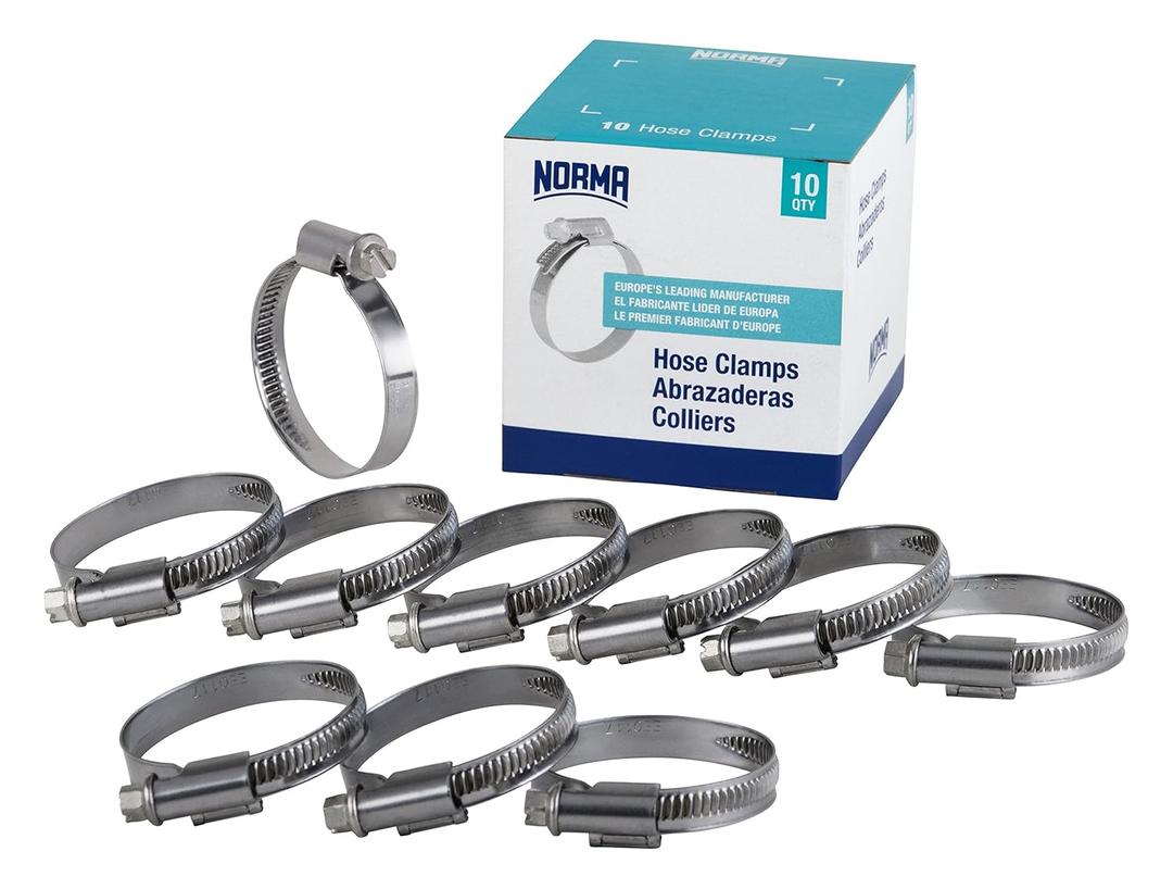 01266704026-000-0539 Hose Clamps, 20 mm-32 mm x 9 mm W4 (Pack of 10)
