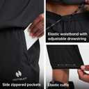 HOTSUIT Sauna Suit for Men Sweat Sauna Jacket Pant Gym Workout Sweat Suits, Black, 5XL
