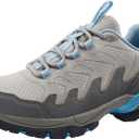 CAMELSPORTS Women's Hiking Shoes Waterproof Lightweight Trail Running Shoes Non-Slip Breathable Outdoor Sneakers for Trekking Walking (8.5, Grey)