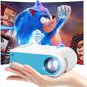 Mini Projector, Nasin WiFi 6 & Bluetooth 5.4 Portable Outdoor Movie Projector, 1080P 4K Supported, Home Cinema Wireless Screen Mirroring with iOS/Android/Tablet/Laptop/PC/PS5/TV Stick, HDMI/USB/Type C
