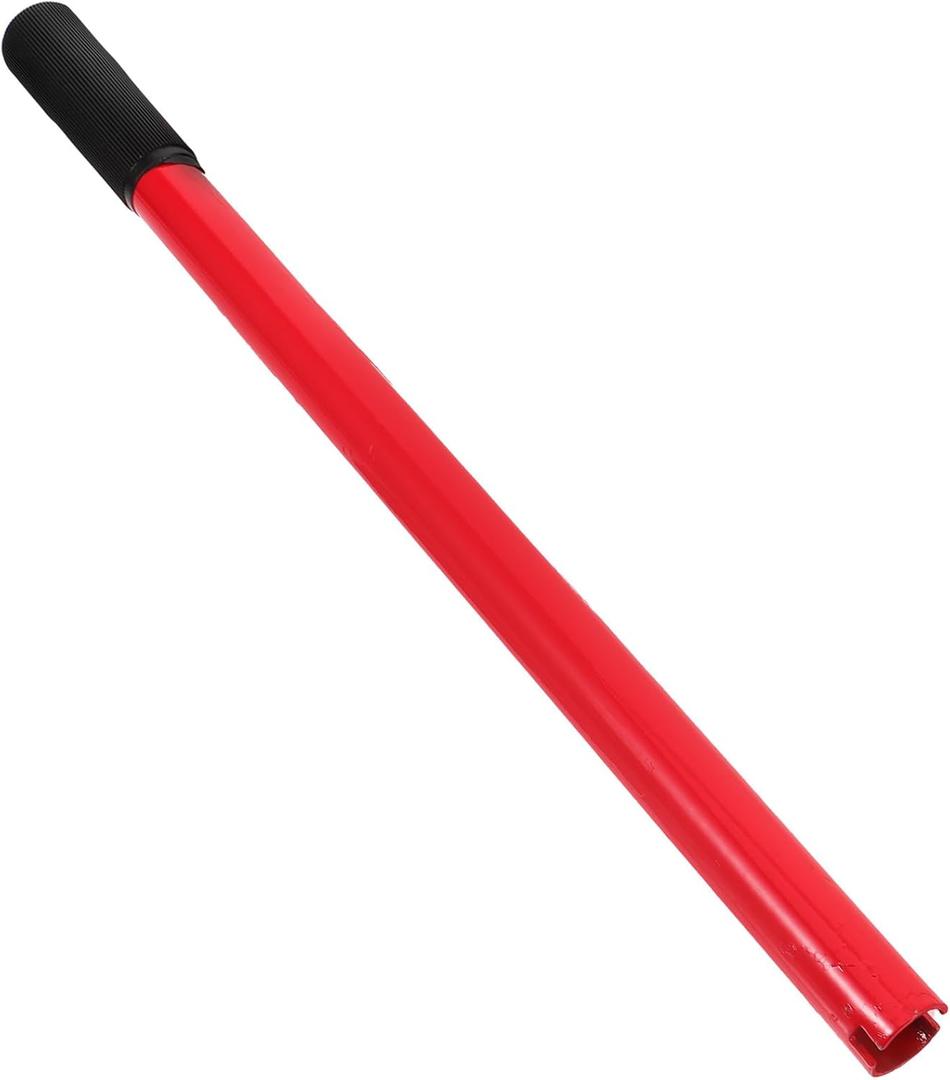 3 Ton Horizontal Hydraulic Jack Handle - Heavy Floor Jack Handle Replacement, Duty Replacement Pole Lever for Floor Jacks, Car Jack Accessories with Anti-Slip Grip(Red) (37.00X2.00X2.00CM)