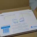 Hospeco Flushable Toilet Seat Covers - 1000 Pcs, 4 Packs of 250 - Disposable Paper Discreet Seats for Commercial Wall Dispenser, 16.75 x 14.25 Half-Fold, White