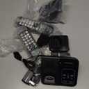 Panasonic Cordless Phone with Answering Machine, Advanced Call Block, Bilingual Caller ID and High-Contrast Display, Expandable System with 2 Handset Cordless Telephones - KX-TGD832M (Metallic Black)