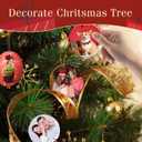 Sublimation Ornament Blanks 5 Inch 20 PCS Christmas Aluminium Round Decoration