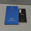 HelloDeere for Samsung Galaxy Z Fold 7 Case with Kickstand, 【Military Grade Drop Protection】【Hinge Protection with Camera Cover】, Full Body Cover Shockproof Phone Case for Z Fold 7 Leather Case, Black