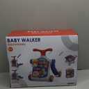 5 in 1 Baby Push Walker for Baby Boy, Activity Center Learning to Walk, Sit to Stand, Early Learning Push Toys for Infant 12 Months, Walking Toys Gift for Toddler Boys, Blue