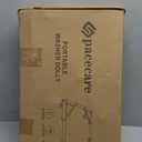 SPACECARE Mini Fridge Stand Furniture Dolly Mobile Roller with 4 Locking Wheels-Base Adjustable Refrigerator Washing Machine Stand Moving Cart- Appliance Dolly Cart Roller Pedestal - Off White (Ivory)