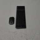 seenda Bluetooth Keyboard and Mouse for Mac, SKM64-2 Multi-Device Rechargeable Slim Wireless Keyboard Mouse Stainless Steel Full Size, Compatible with MacBook Pro/Air, iPad, Mac - Space Gray