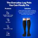 SB SOX Compression Socks for Women & Men (20-30 mmHg) - Best Support Stockings for Nurses, Travel, Medical, Pregnancy, and Daily Wear (Black, L)