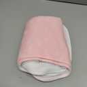 6 Pack Cotton Baby Burp Cloths Extra Absorbent Soft for Baby Boys and Girls (Pink)