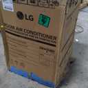 LG 10000 BTU SACC(14000 ASHRAE) Portable Air Conditioners with Dual Inverter Cools 450 Sqft Ultra Quiet & Easy Install WiFi App Medium & Large Room Air Conditioner AC Unit Home White LP1022FVSM