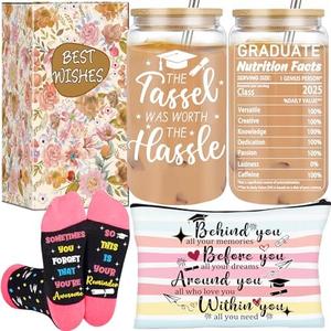JYPLKCMT Graduation Gifts for Her, College Graduation Gifts for Women, High School Grad Gift for Her, Phd gift, Class of 2025 Graduate Gift(The Tassel Was Worth)